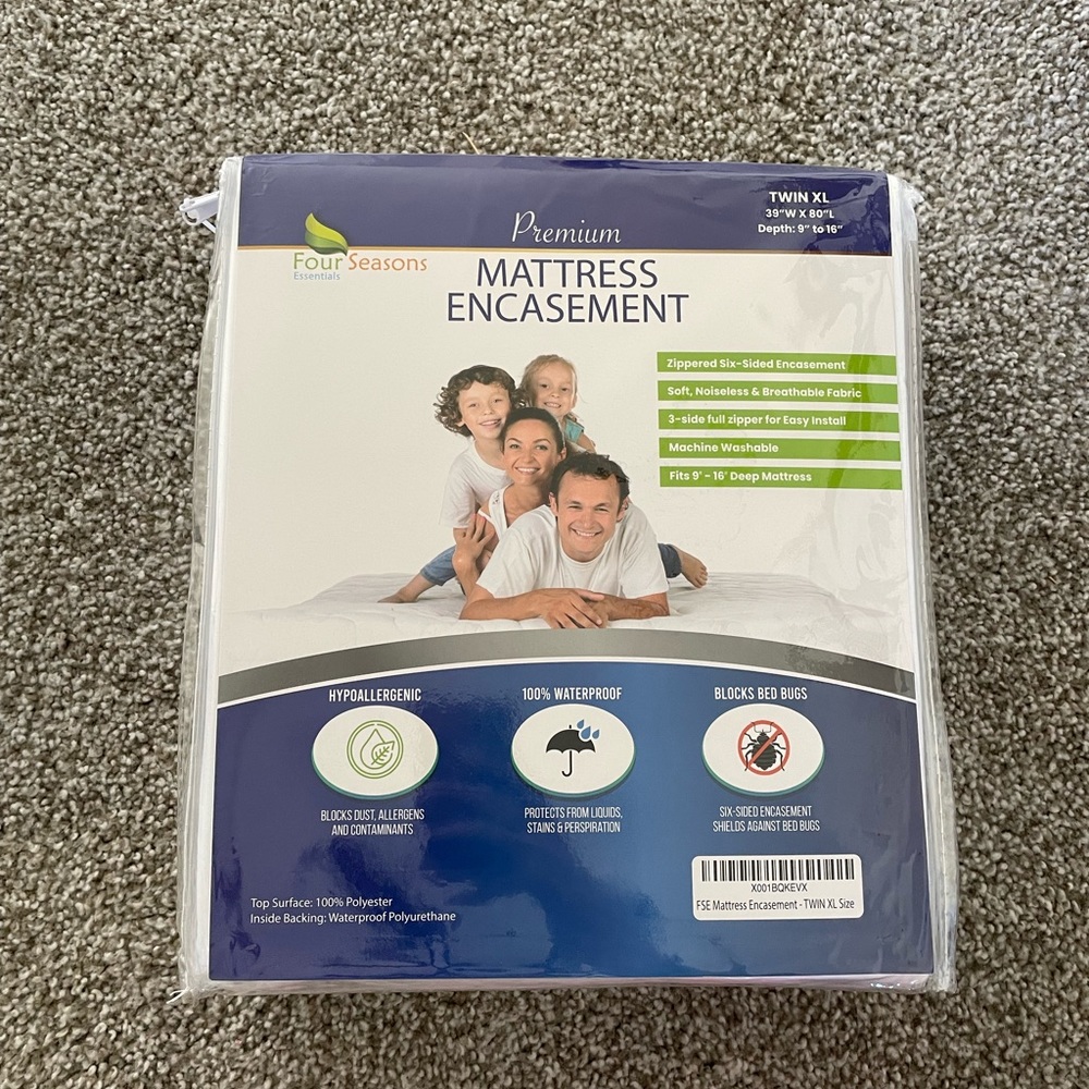Mattress encasement Twin XL